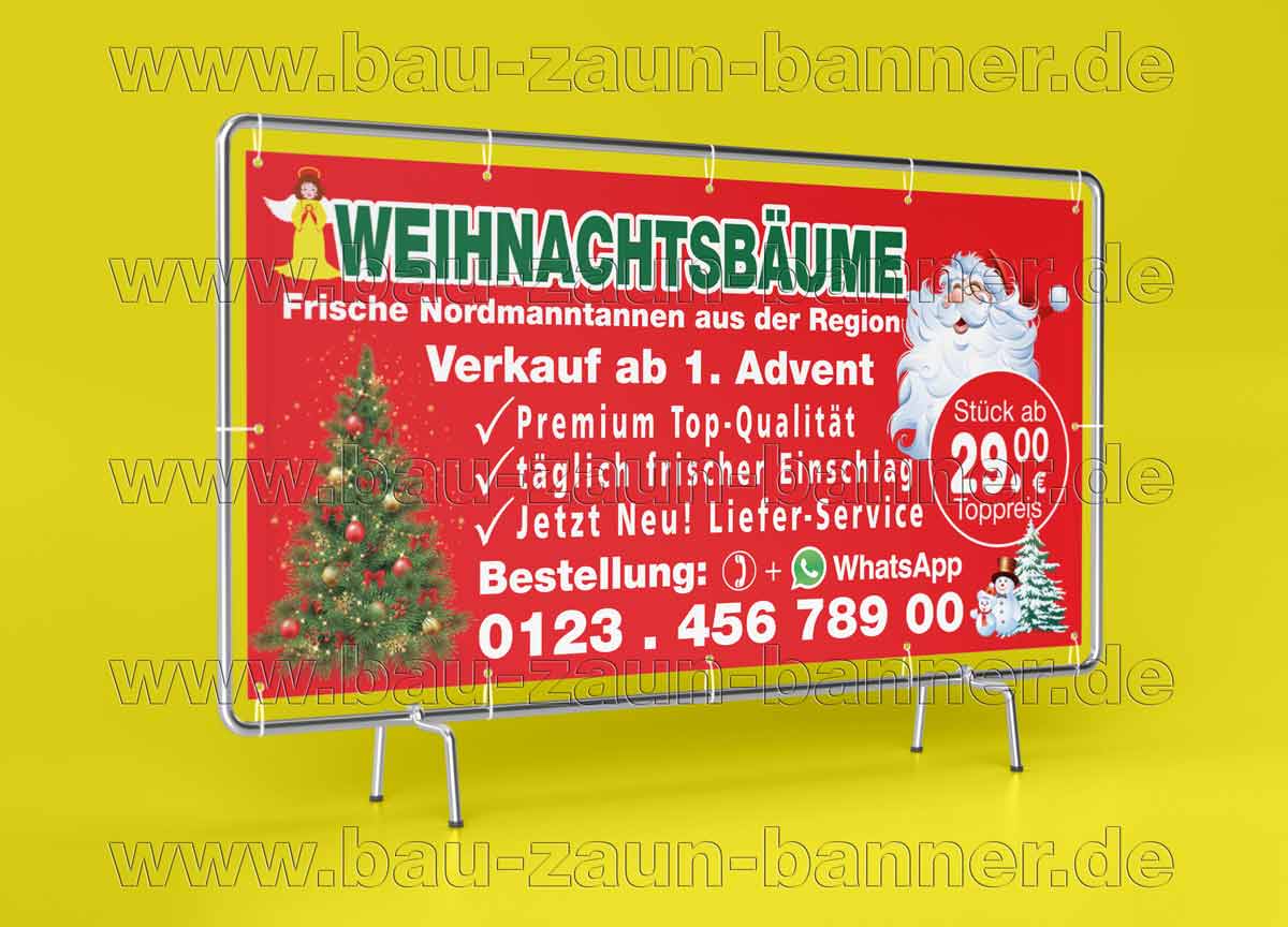 Werbe-Banner NordmannTannen-Baum Weihnachtsbäume-zu-Verkaufen Christbäume-zu-Verkaufen Weihnachtsbaum-Verkauf Christbaum-Verkauf
