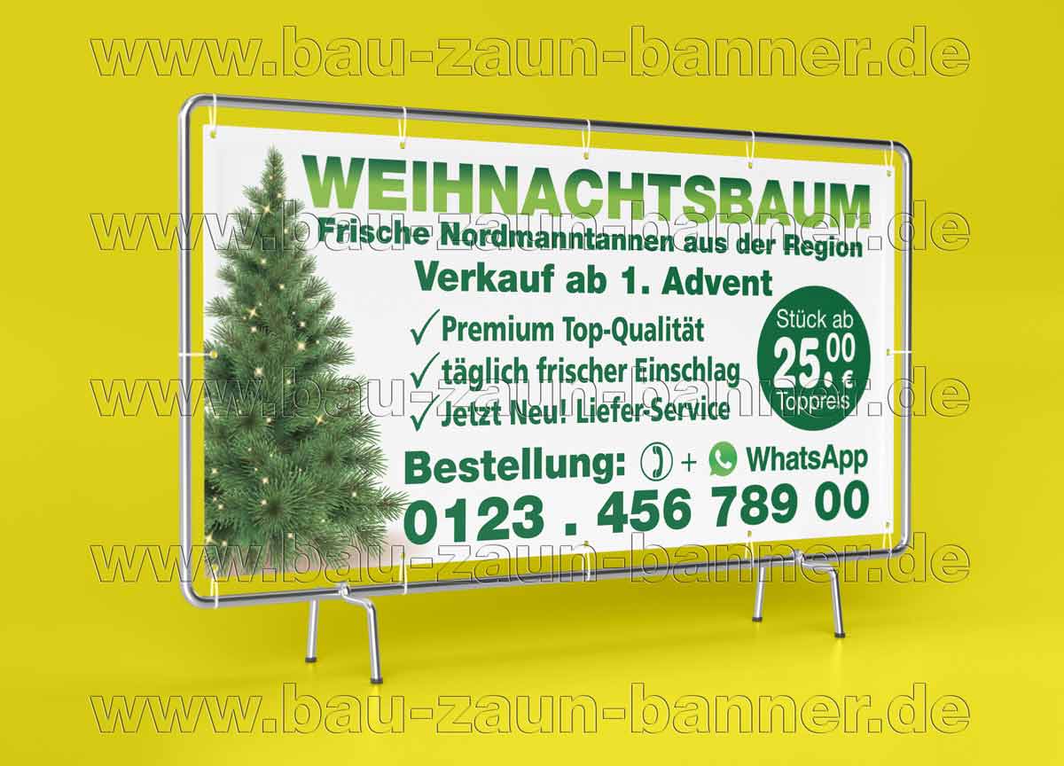 Werbe-Banner Weihnachtsbäume-zu-Verkaufen Christbäume-zu-Verkaufen Weihnachtsbaum-Verkauf Christbaum-Verkauf
